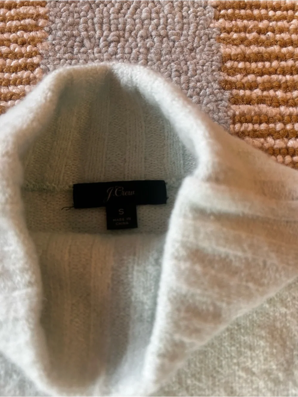 JCrew Mint Green Mock Neck Women's Sweater